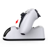 Dobe Charging Station for PlayStation 5 Controllers - PS5 / Slim / Pro Charging Dock Dual Charging Station - Gray