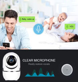 BLKJ Sicherheitskamera 2 – WLAN-Camcorder (1440p) mit KI-Personenerkennung und Nachtsicht – Weiß - Copy