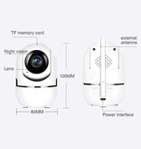 BLKJ Security Camera 2 - WiFi 1440p Camcorder AI Human Detection Night Vision - White - Copy