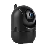 BLKJ Kamera bezpieczeństwa YCC365 Plus – rejestrator z detekcją ruchu i noktowizorem WiFi 1620p – czarny