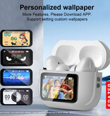 ERAZER Airs Pro Wireless Earphones - Headphones Earbuds TWS Bluetooth 5.3 - White