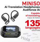 ERAZER Słuchawki bezprzewodowe XP6 – TWS Earbuds AI Translation – szare