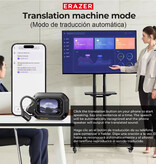 ERAZER Słuchawki bezprzewodowe XP6 – TWS Earbuds AI Translation – szare