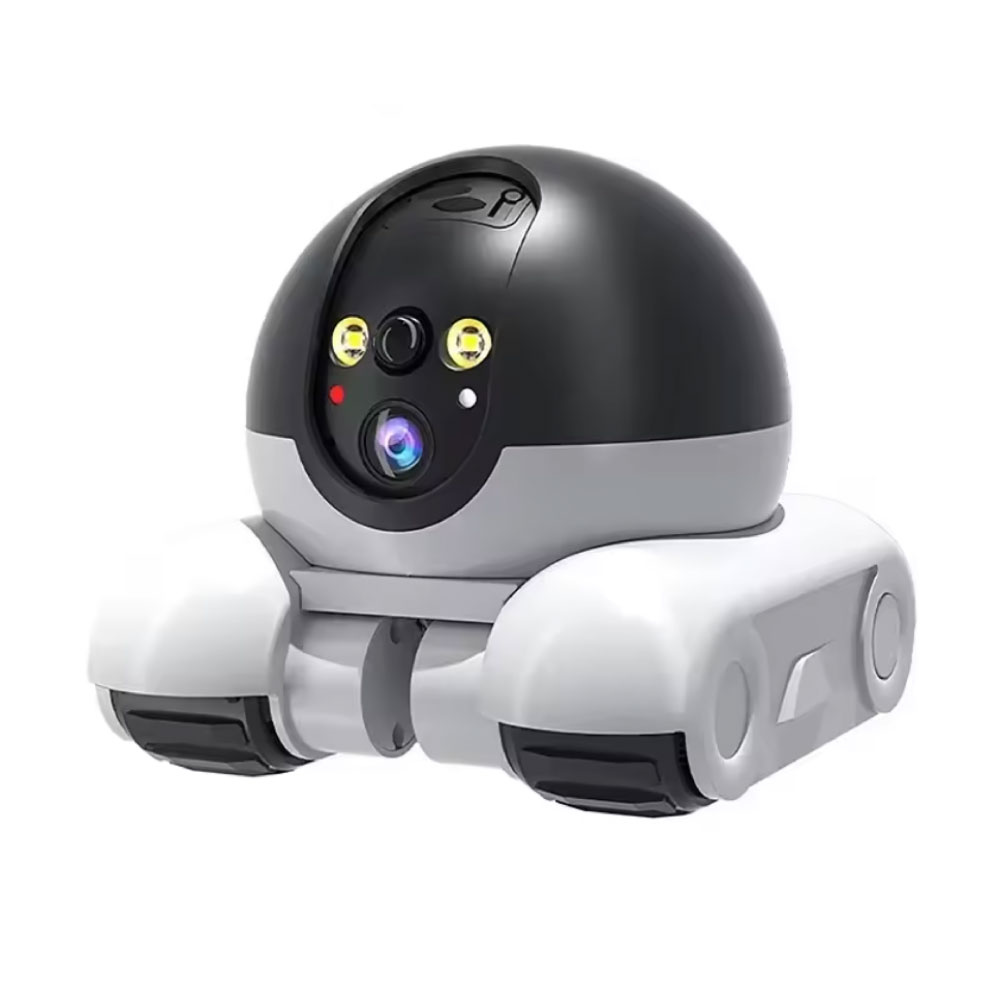 Mobiele Security Camera - WiFi 1080p PTZ - Motion Detection Night Vision Recorder - Wit