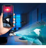 Luxuglow Cámara de seguridad 2 - Videocámara WiFi 1440p con detección humana, IA, visión nocturna - Blanca - Copy - Copy