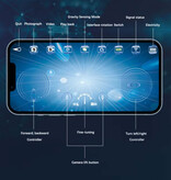 CONUSEA Łódź podwodna RC z kamerą - wodoodporna zabawka FPV - czarna