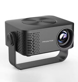 Bytelike 1080p Mini-Projektor – Bildschirmspiegelungsprojektor für Heimkino – Schwarz