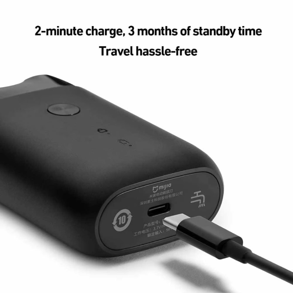 Xiaomi Mi S100 Shaver - Tagliacapelli elettrico senza fili e regolabarba - Nero