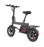 REGALANGEL Motocicleta eléctrica EV05M - Patinete para niños - Ruedas de 12" - Color negro - Copy