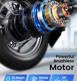 REGALANGEL EV05M Elektromotorrad - Roller für Kinder - 12" Räder - Schwarz - Copy