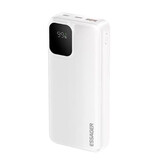 Essager Powerbank 22,5 W PD Ricarica Rapida - 20.000 mAh - 2 Porte di Ricarica e 2 Cavi - Caricabatterie Esterno - Bianco