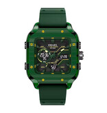 SMAEL 8133 Horloge voor Heren - Multifunctioneel Polshorloge Schokbestendig 5 Bar Waterdicht - Groen