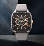 SMAEL 8133 Herrenuhr – Multifunktionale Armbanduhr, stoßfest, wasserdicht bis 5 Bar – Schwarz