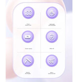 Stuff Certified® Mini banco de energía de 10 000 mAh para USB-C - Batería externa de emergencia con cargador USB tipo C - Blanco