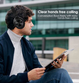 Siindoo JH-ANC805 Kabelloser Kopfhörer mit Mikrofon – HiFi-Stereo-Bluetooth-5.3-Headset – Schwarz