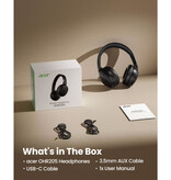 Acer Casque sans fil OHR205 - Casque stéréo HiFi Bluetooth 6.0 - Beige