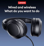 Lenovo Słuchawki bezprzewodowe Thinkplus TH53 – zestaw słuchawkowy Bluetooth 5.4 – białe