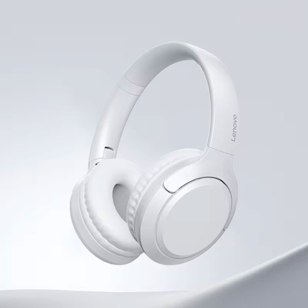 Lenovo Thinkplus TH53 Wireless Headphones - Bluetooth 5.4 Headset - White