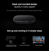 Xiaomi Mi TV Box S 3rd Gen - Mediaspeler met Google TV / Chromecast - Android Kodi Netflix - 2GB RAM - 32GB Opslagruimte