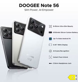 Doogee Smartfon Note 56 – 3 GB RAM – 64 GB pamięci masowej – aparat 8 MP – bateria 6150 mAh – szary