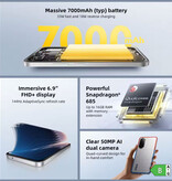 POCO M7 Smartphone - 8 GB RAM - 256 GB Storage - 50 MP Camera - 7000mAh Battery - Green