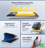 POCO Smartphone M7 - 8 GB de RAM - 256 GB de almacenamiento - Cámara de 50 MP - Batería de 7000 mAh - Verde