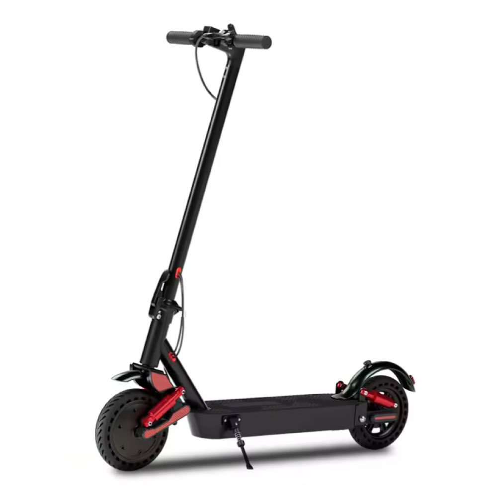 HX Patinete eléctrico plegable D06 - Patinete eléctrico inteligente - 500 W - 25 Ah - 32 km/h - Negro