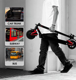 HX Monopattino elettrico pieghevole D06 - Smart E Scooter - 350W - 25 km/h - Nero