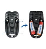 Philips PQ206 Mini Scheerapparaat - Elektrische Baard Trimmer Draadloos Scheermachine Tondeuse - Zwart