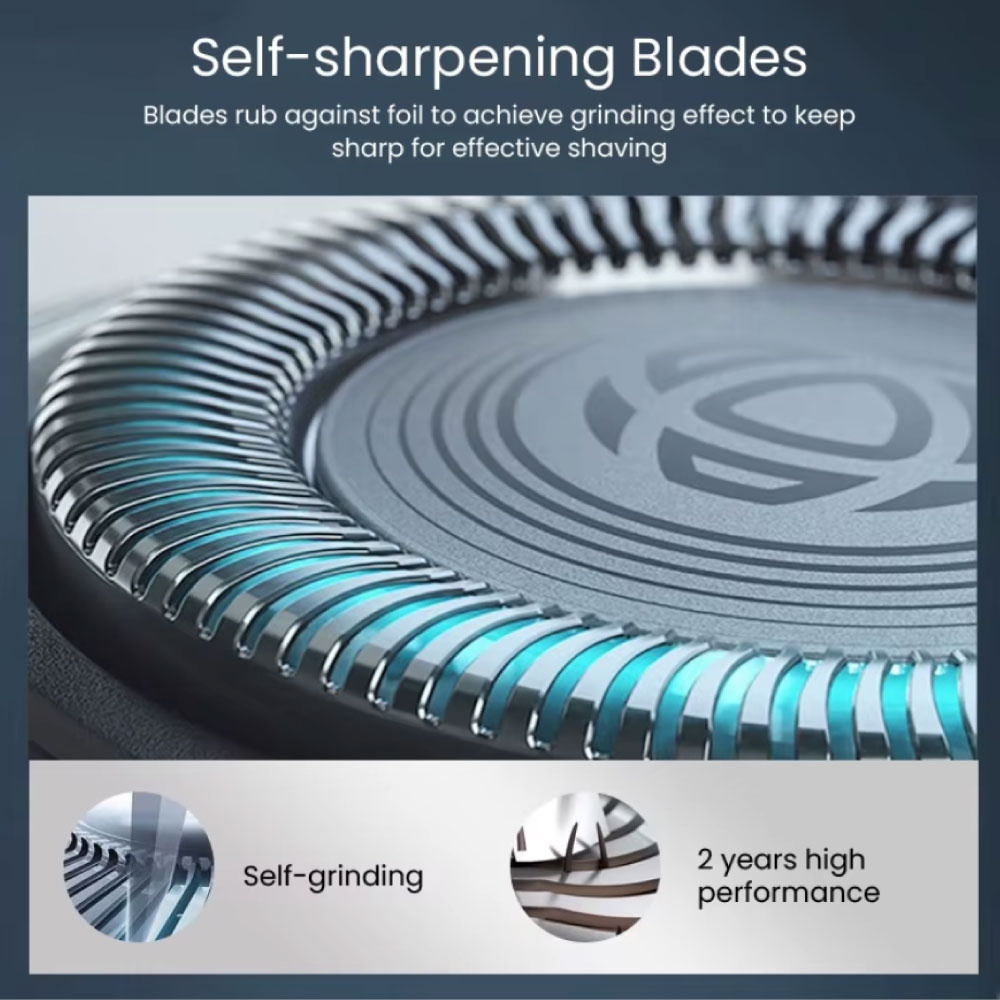 Philips PQ206 Mini Shaver - Tagliacapelli elettrico senza fili e tagliacapelli - Nero