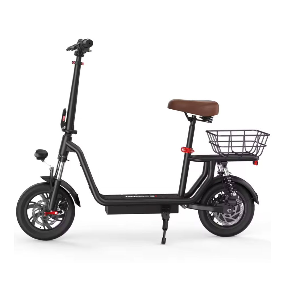 iScooter i12 Elektrische Scooter - Vouwbaar - 500W - 7,5Ah - Zwart