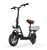 iScooter Hulajnoga elektryczna i12 – składana – 500 W – 7,5 Ah – czarna