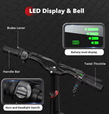iScooter Hulajnoga elektryczna i12 – składana – 500 W – 7,5 Ah – czarna