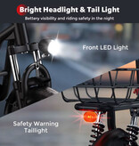 iScooter i12 Elektrische Scooter - Vouwbaar - 500W - 7,5Ah - Zwart