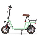 iScooter Monopattino elettrico i12 - Pieghevole - 500W - 7,5Ah - Verde