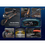 KuKirin KuKirin G2 Pro Folding Electric Scooter - Off-Road Smart E Step - 500W - 25 km/h - Black - Copy