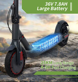 Aovopro Trottinette électrique pliable M365 X1 - Tout-terrain - 350 W - 25 km/h - Noire