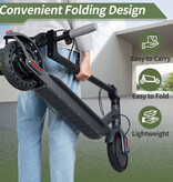 Aovopro M365 X1 Foldable Electric Scooter - Off-Road Smart E Step - 350W - 25 km/h - Black