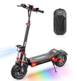 iScooter iX8 Electric Scooter - Foldable - 2400W - 48V20Ah - 12 Inch Off-Road Tires - Black