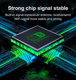 Stuff Certified® Adaptateur USB Wi-Fi 1300 Mbps - Clé réseau sans fil à 4 antennes - Noir