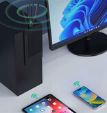 Stuff Certified® Adattatore Wi-Fi USB da 1300 Mbps - Dongle di rete wireless a 4 antenne - Nero