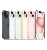 Stuff Certified® iPhone 15 Plus - Hexa Core - 6 GB de RAM - 256 GB de almacenamiento - Cámara de 12 MP - Batería de 4383 mAh - Reacondicionado - Como nuevo - Rosa