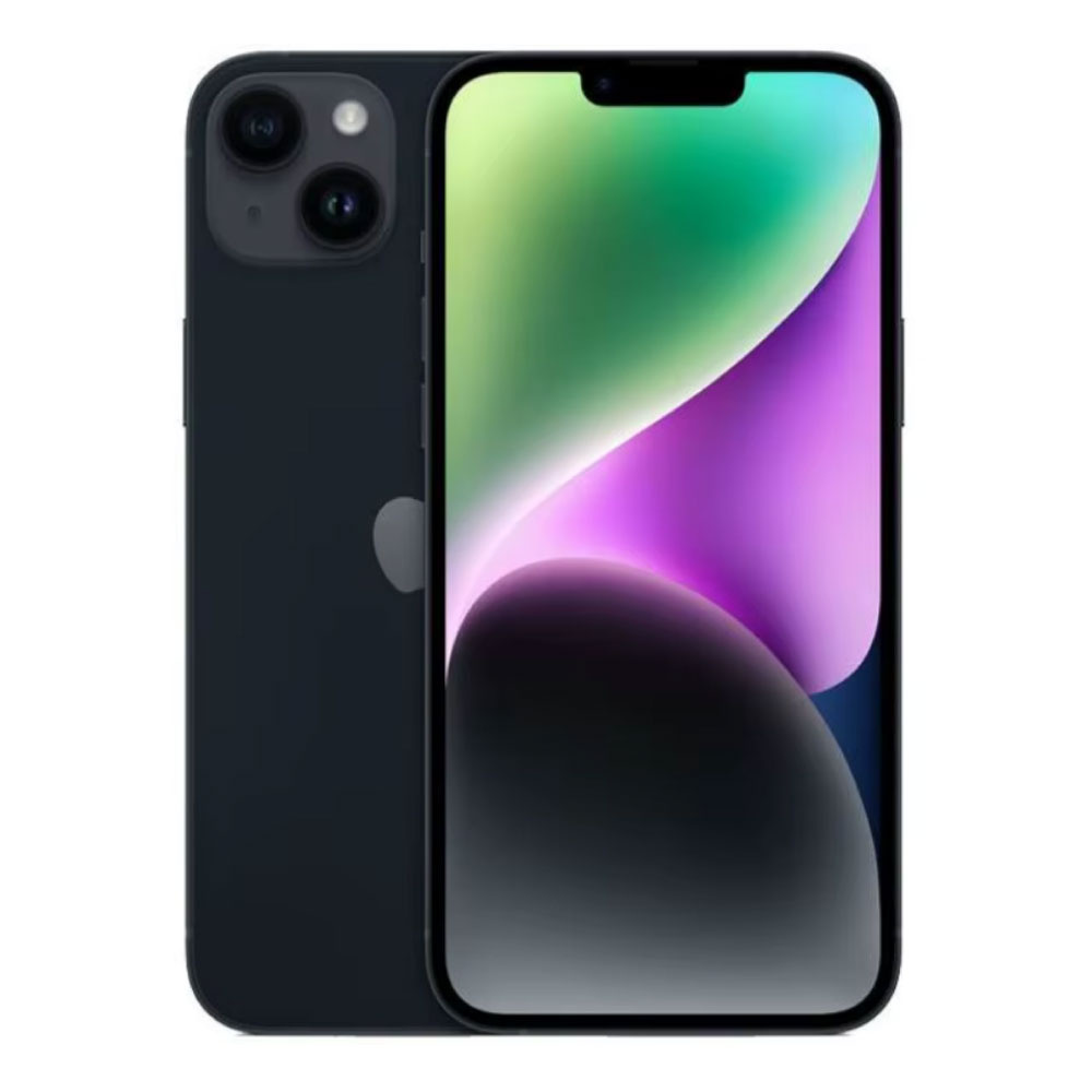iPhone 14 Plus – Hexa-Core – 6 GB RAM – 128 GB Speicher – 12-MP-Kamera – 4383-mAh-Akku – Generalüberholt, neuwertig – Schwarz