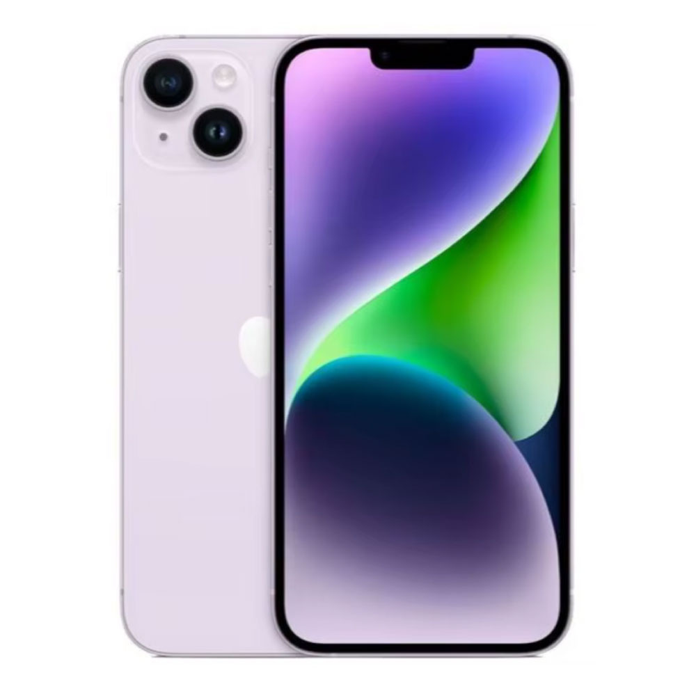 iPhone 14 Plus - Hexa Core - 6 GB di RAM - 128 GB di memoria - Fotocamera da 12 MP - Batteria da 4383 mAh - Ricondizionato, come nuovo - Viola