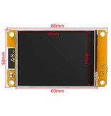 NMTech Nerdminer S19 Mini - LCD Display - NMMiner USB Crypto Bitcoin Solo Miner Machine - 156KH/s - Orange - Copy