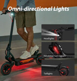 iScooter W8 Elektroroller – Faltbarer E-Scooter – 750 W – 14 Ah – Schwarz