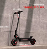 iScooter Trottinette électrique W8 - Trottinette électrique pliable - 750 W - 14 Ah - Noire