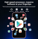 SERVO Telefon 17SE Mini – 3-calowy ekran HD – Dual SIM – bateria 900 mAh – czarny