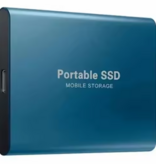 Stuff Certified® Tarjeta SSD externa - Disco duro USB - 4 TB - Tarjeta de memoria para PC/portátil - Azul