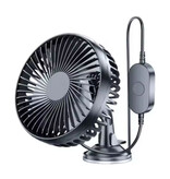 Stuff Certified® Auto Ventilator met Zuignap - Draagbare Fan USB Oplaadbaar - Zwart